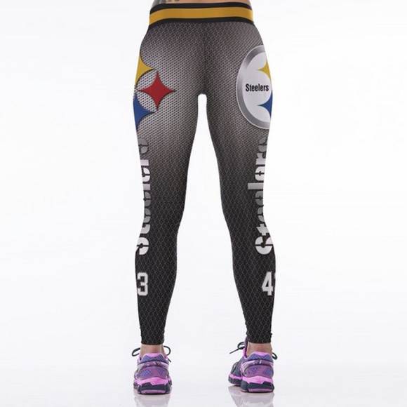 🏈SALE🏈 Pittsburgh Steelers NFL Leggings - Picture 2 of 4