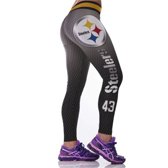 🏈SALE🏈 Pittsburgh Steelers NFL Leggings - Picture 3 of 4