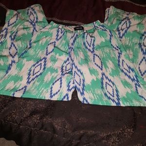 Fabrik wide leg guacho styled pants