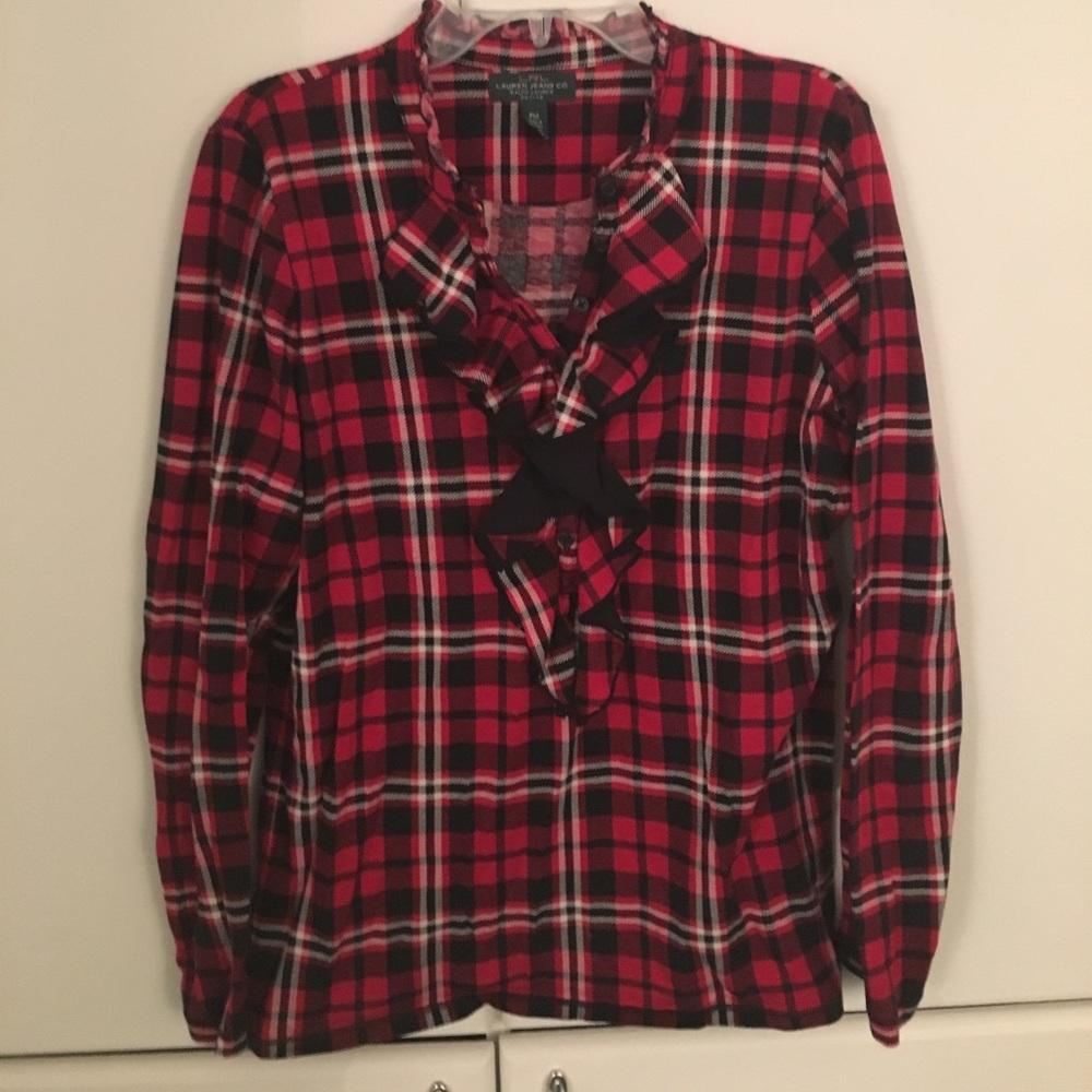 Lauren Jeans Flannel long sleeve shirt