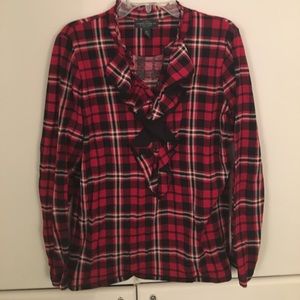 Lauren Jeans Flannel long sleeve shirt