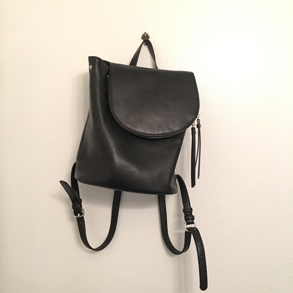black backpack