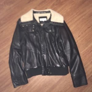 Calvin Klein leather jacket very good condition