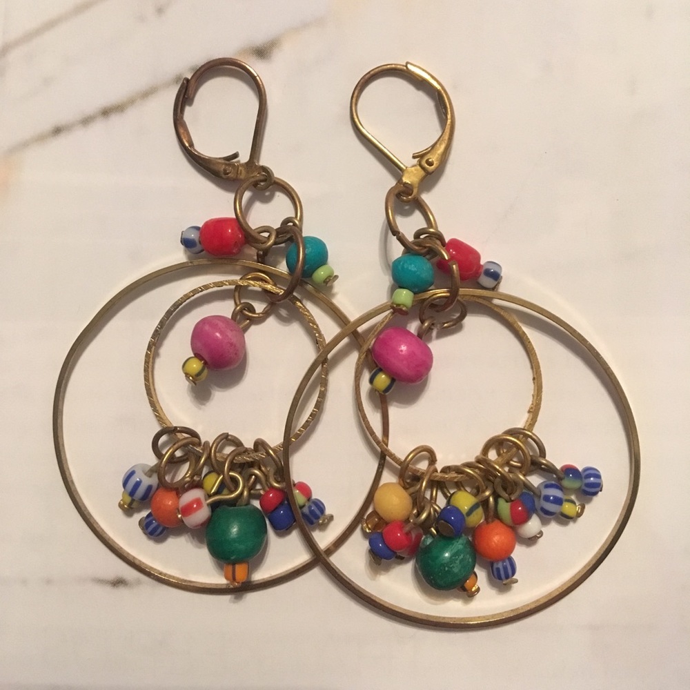 Gold Dangly Nordstrom Earrings