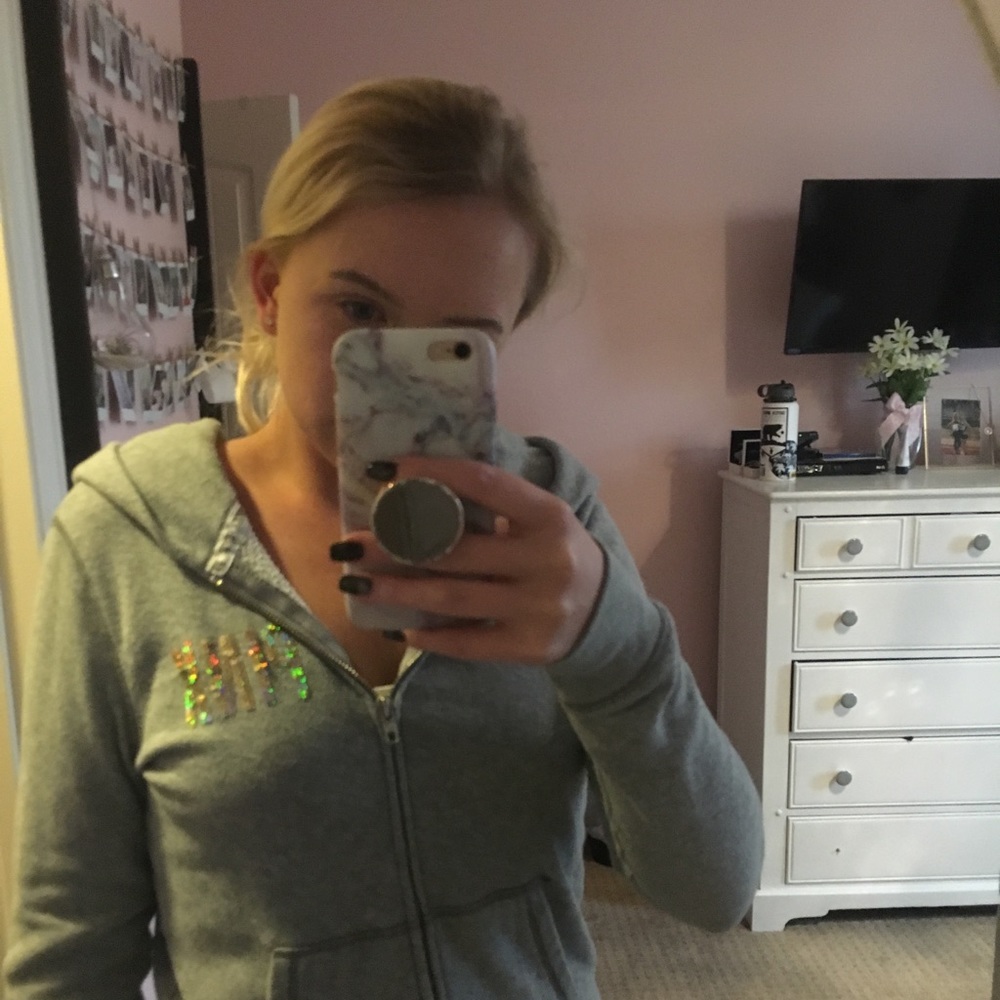VS PINK zip up