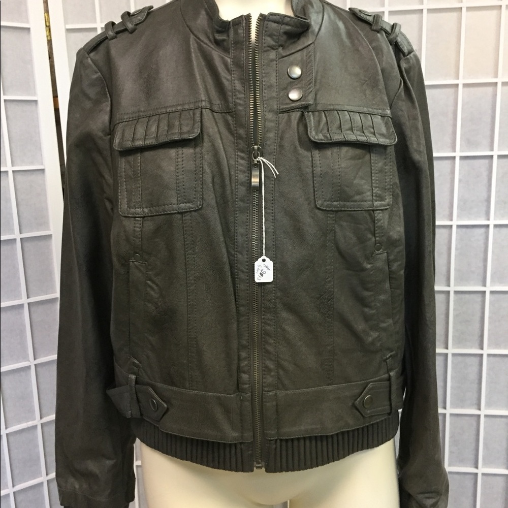 Colection Juniors leather jacket Sz L or woman SzS