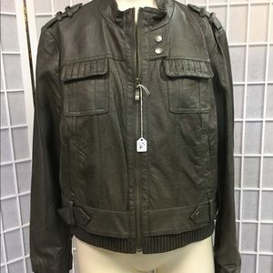 Colection Juniors leather jacket Sz L or woman SzS