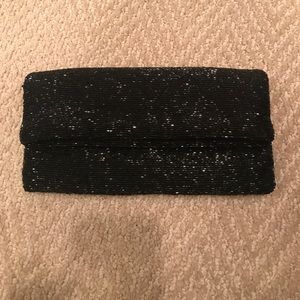Club Monaco beaded clutch