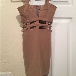 Tobi caged bodycon dress - XS
