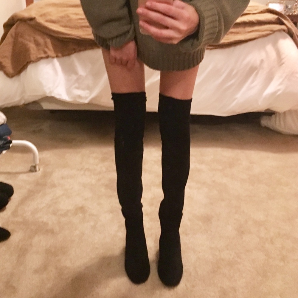 Over the knee boots - skinny legs