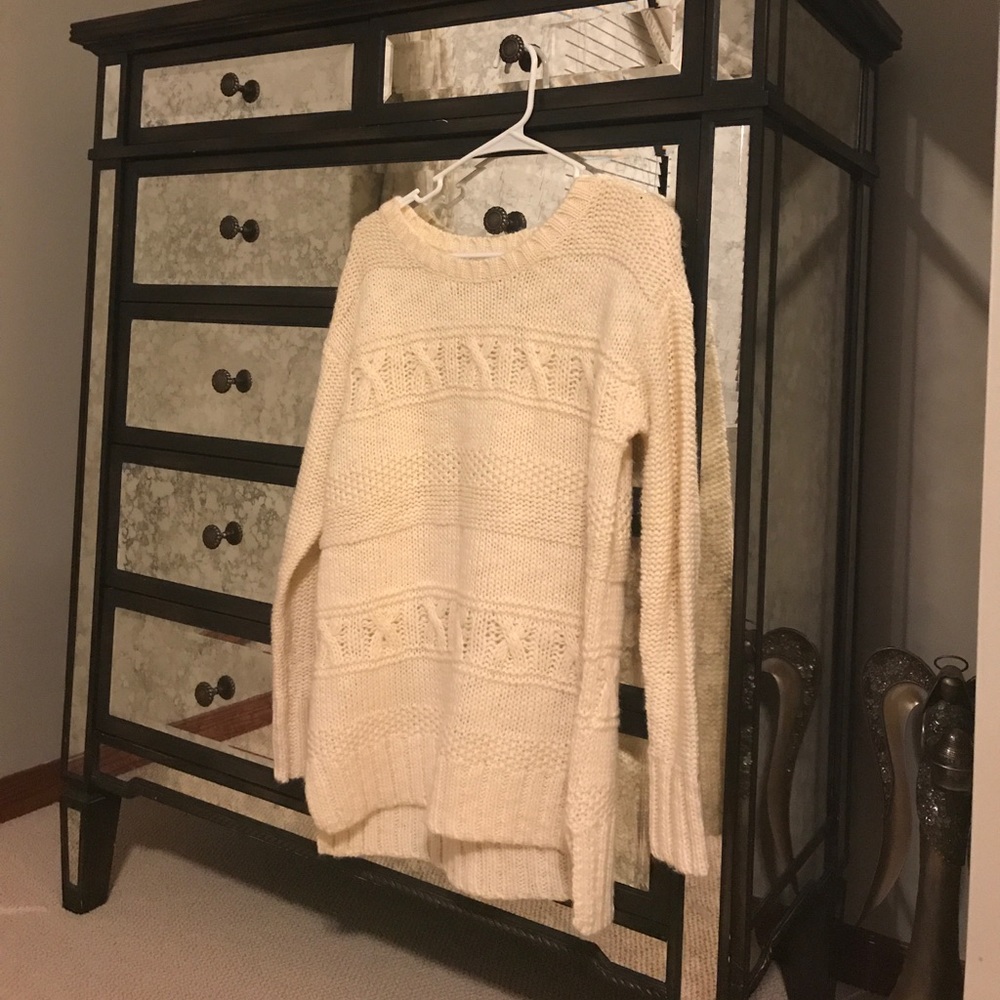 New without tags cream colored sweater