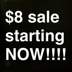 Bundle any 5 items that are $8 or less for $25