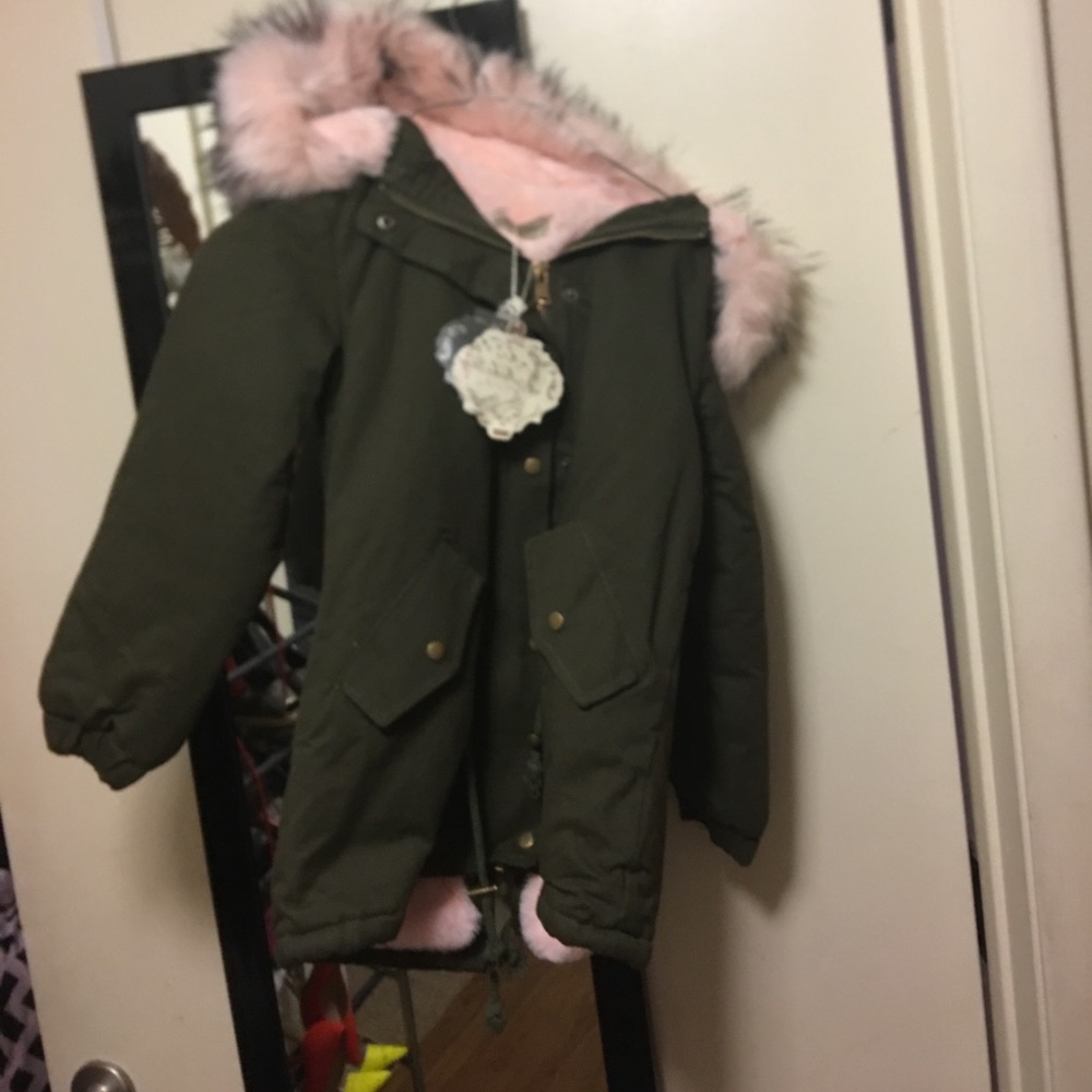 Boohoo kids parka coat