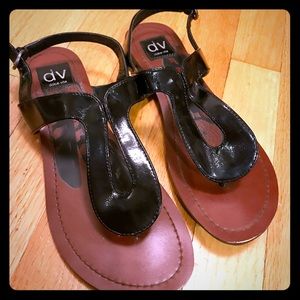 Dolce Vita black patent sandals - 7 1/2