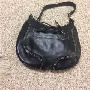 Black Vintage Kenneth Cole Saddle Bag