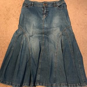 Style & Co Long Jean Skirt