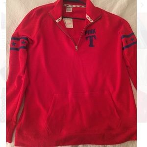 Texas Rangers 1/4 Zip Sweater