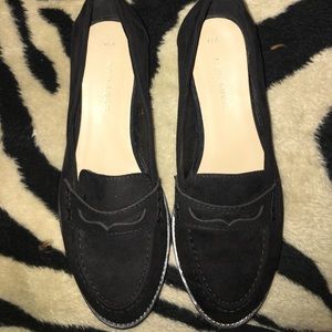 New Look 🎱 Black Suede Loafers 📍NWT