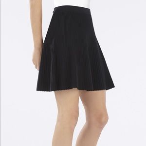 BCBG A-line Black Power Skirt / NWT