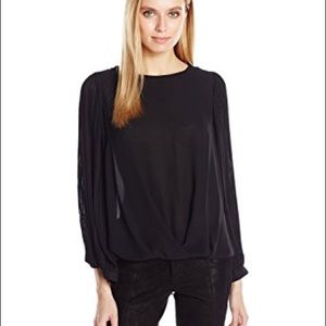 2/$20 HOLIDAY SALE - Vince camuto black pleated front blouse