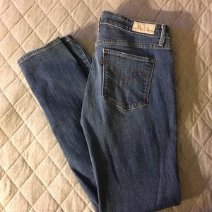 Levi's skinny denim curve jeans