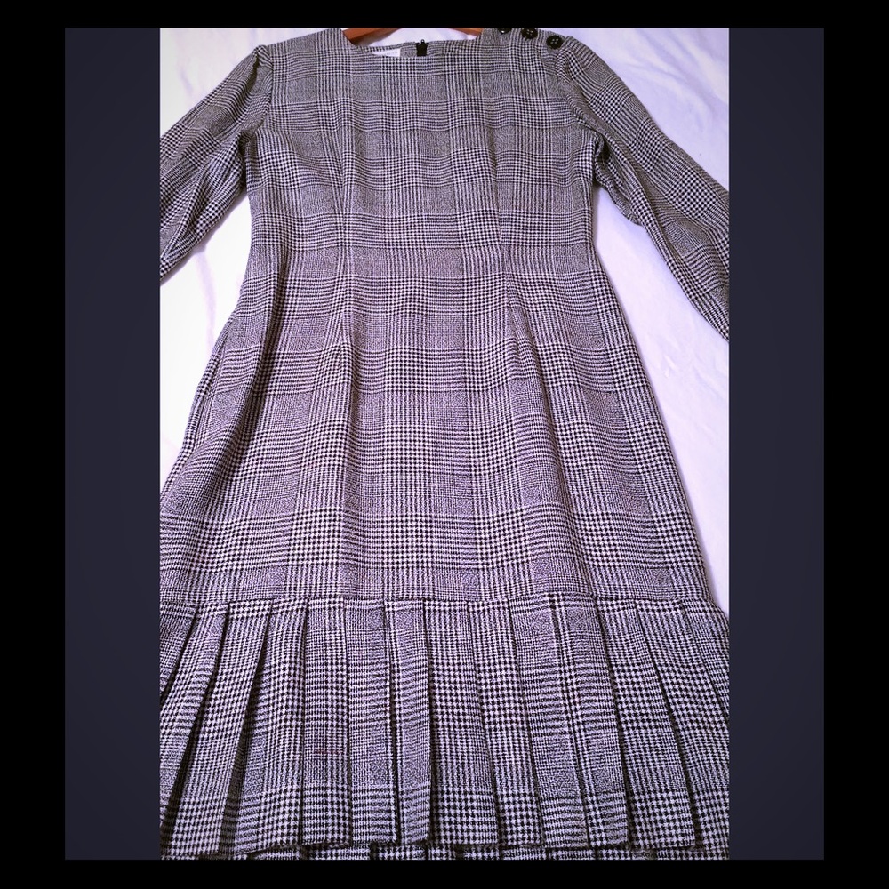 Vintage Dennis Goldsmith Tweed Dress, Size 4