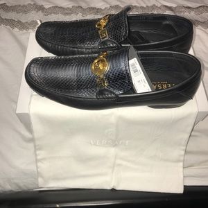 Men’s Snake skin Versace Loafers 10.5