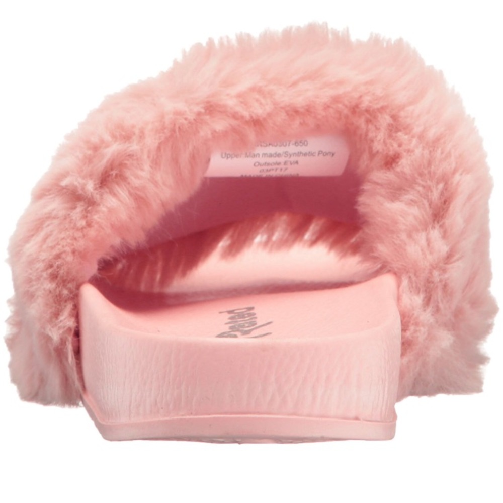 Last 1!! ✨2X HP✨Pink Fuzzy Slides - Picture 3 of 8