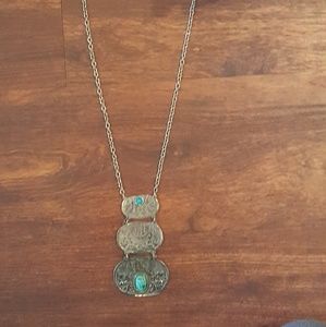 Vintage Silverstone Egyptian Tribal necklace