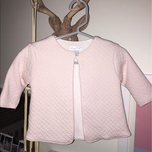 Kissy kissy jacket. 3-6 months. Light pink. NWOT
