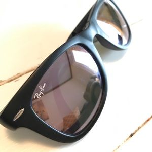 Ray-Bans, Mirrored with Black Frame