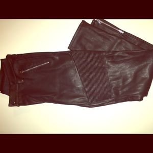 Zara faux leather pants