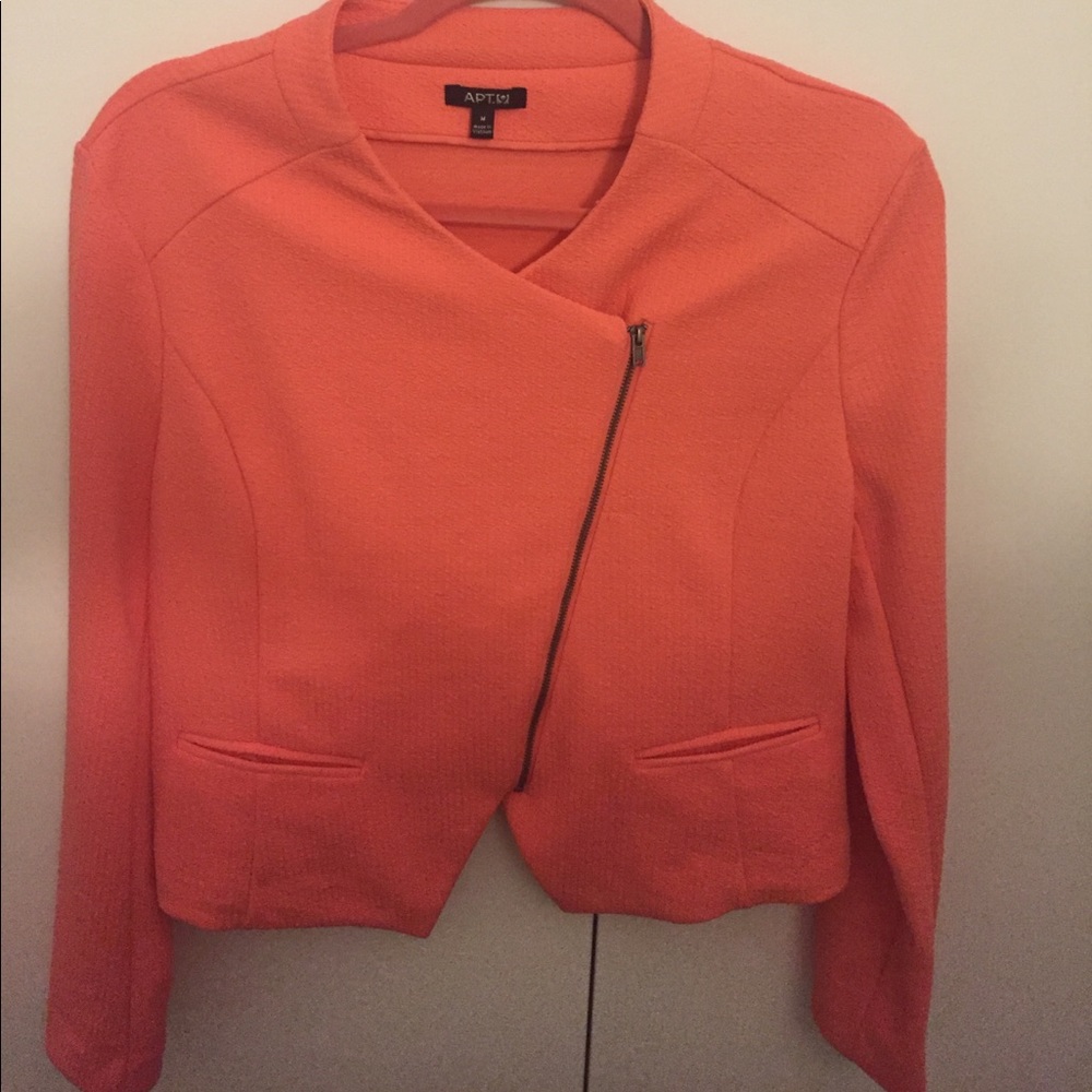 Apt 9 orange/peach blazer