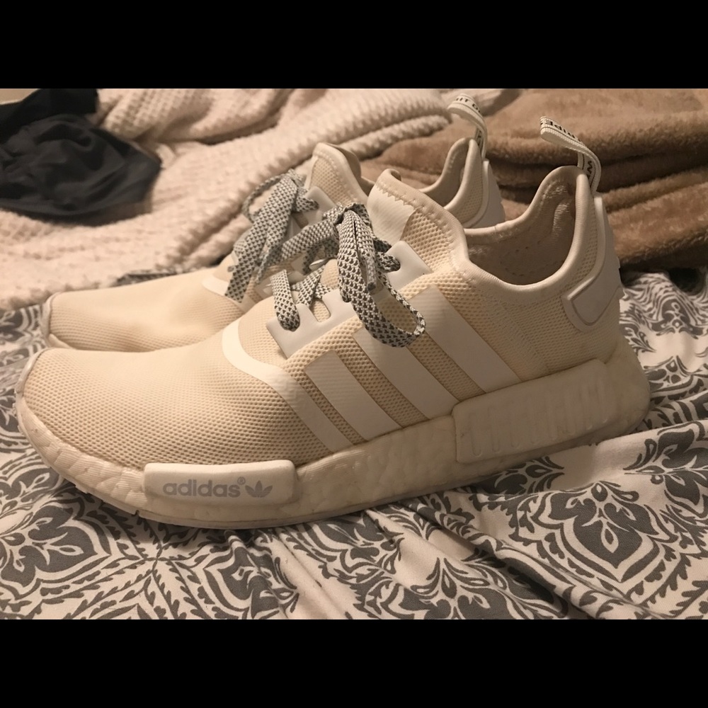 Triple white NMDs