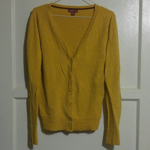 Merona Sweaters - LAST CHANCE! Mustard Cardigan  Sweater