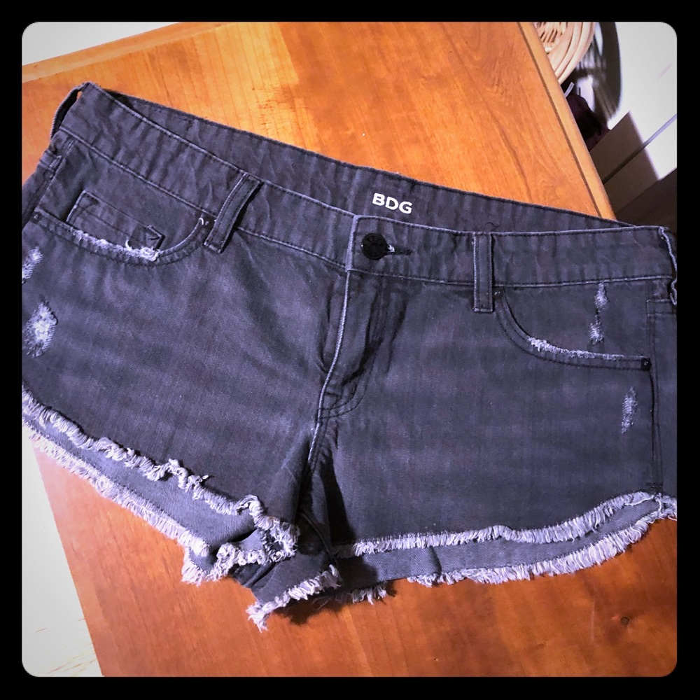 Urban Outfitters / BDG black cutoff jean shorts