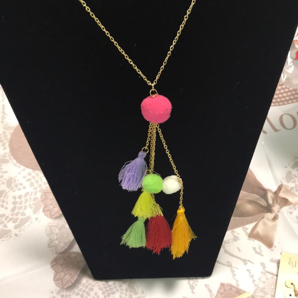 Frida Tassel Necklace In Gold