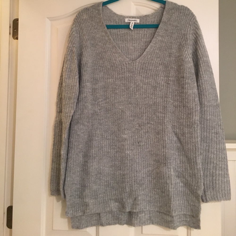 Oversized Sweater- gray