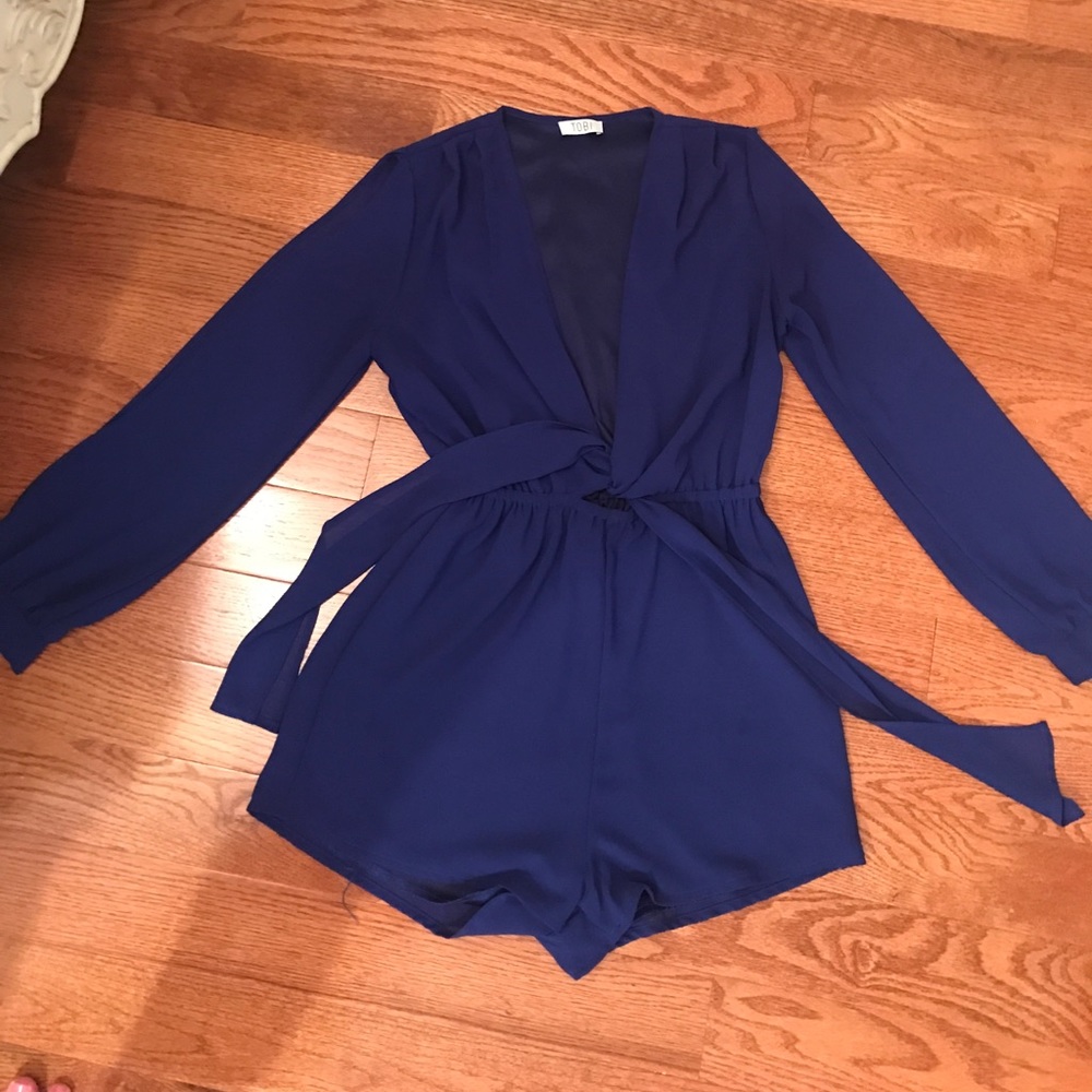 Blue TOBI Romper