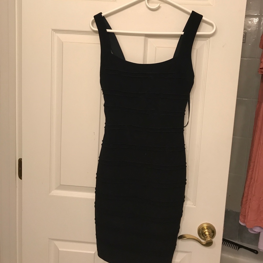 B DARLIN TIGHT BLACK DRESS
