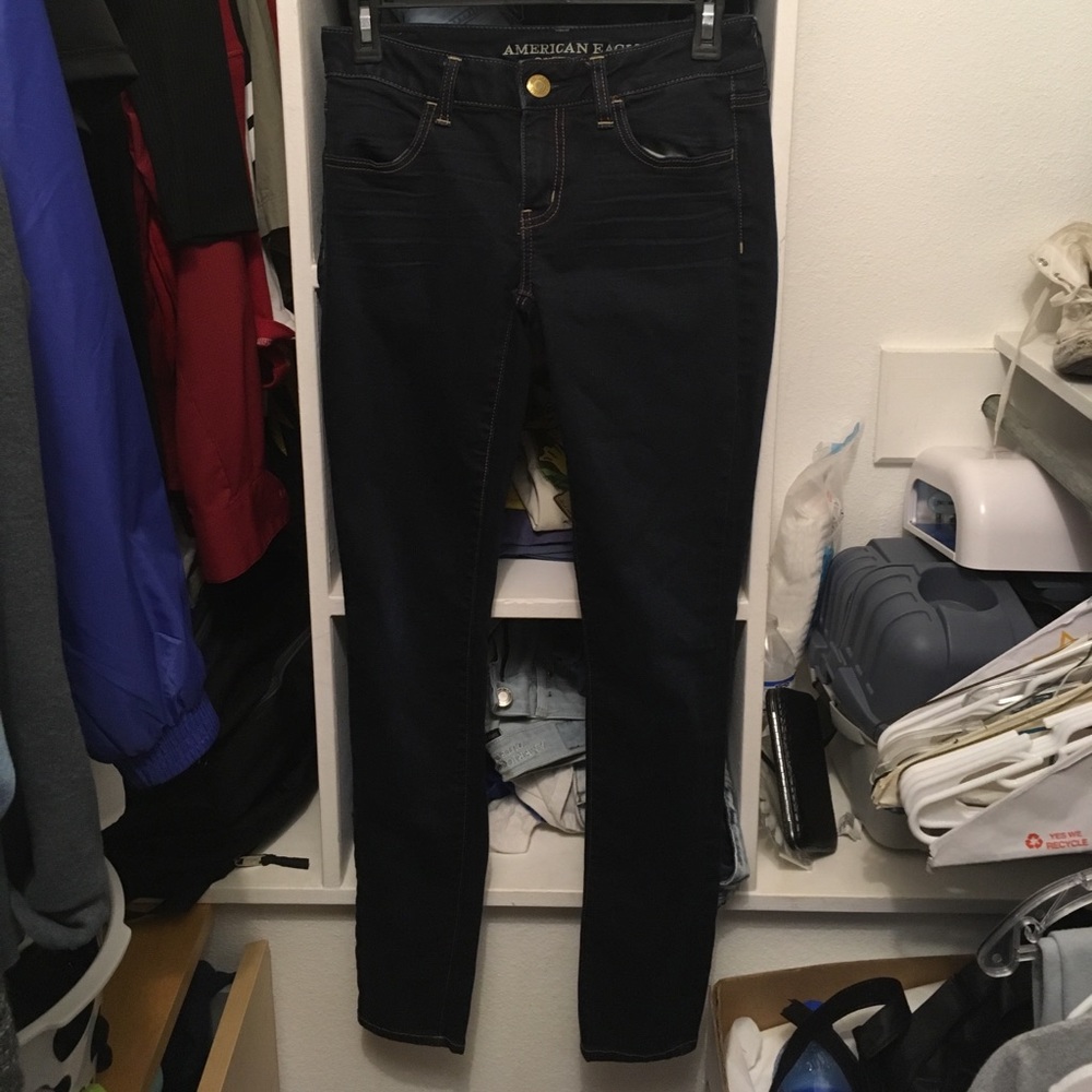 Dark American Eagle jeggings size 4