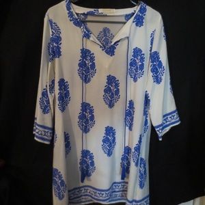 Entro Blue/White Dress