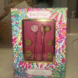 Lilly Pulitzer Ear Buds!!