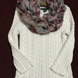 Ralph Lauren 3/4 cable knit sweater