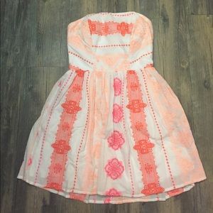 Strapless Crotchet Dress