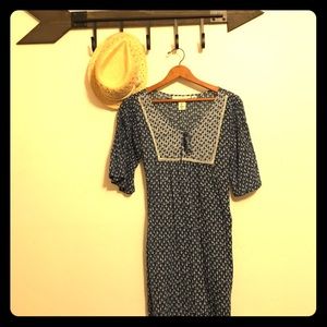 Periwinkle Peasant Tunic