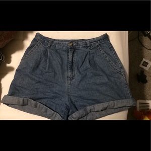 High Waisted Jean Shorts