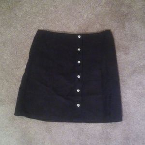 Faux Suede Skirt