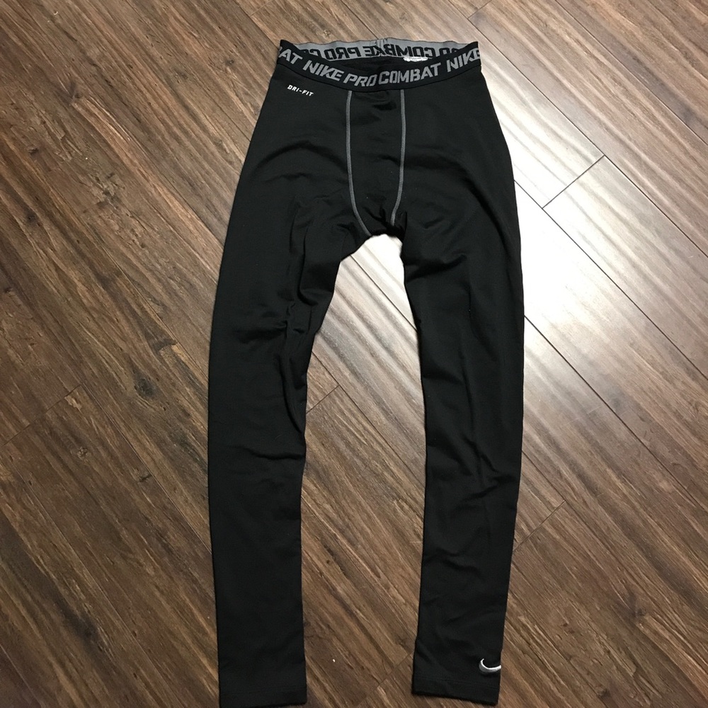 Nike • Black Dri Fit Compression Pants • Size L