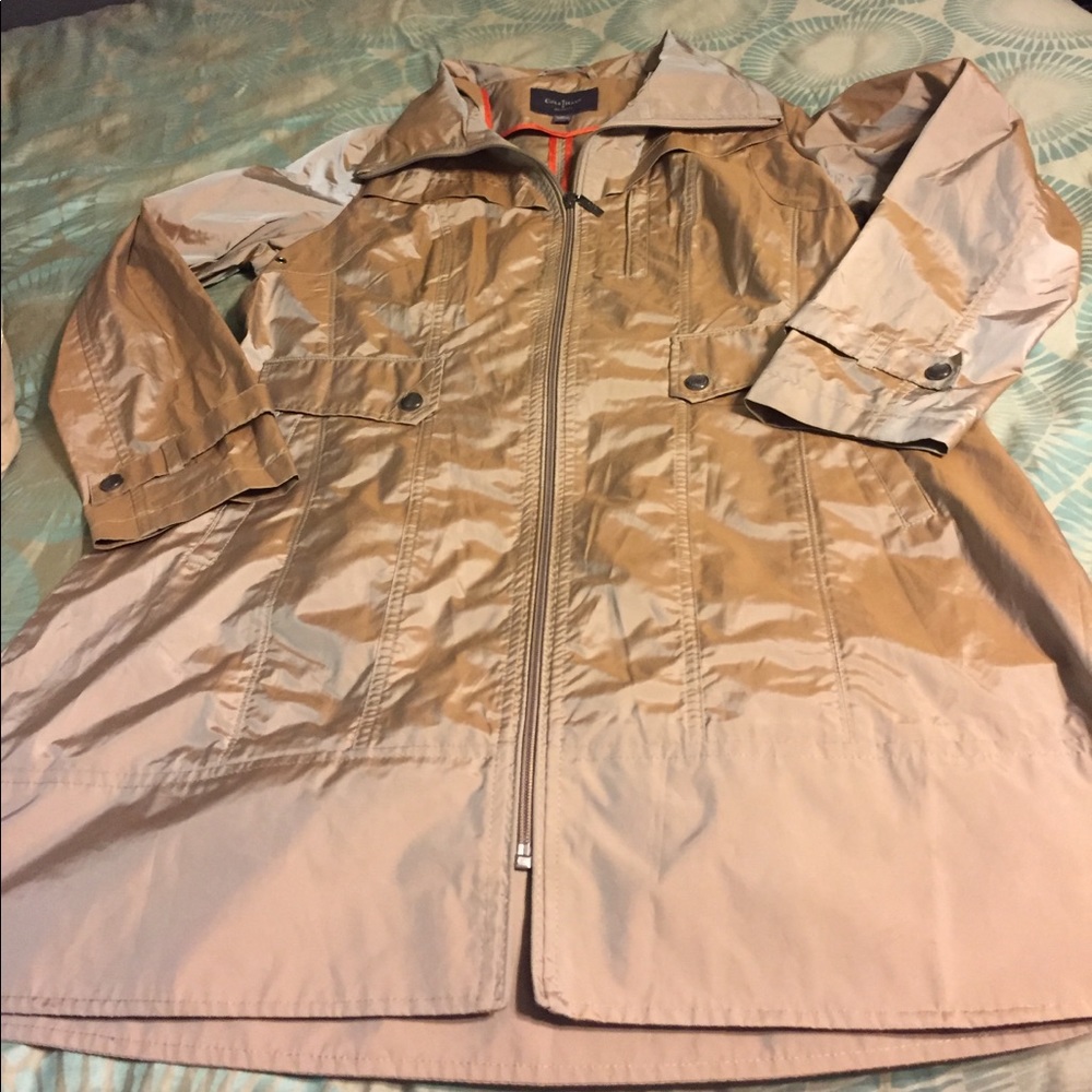 Cole Haan jacket lightweight jacket with hood
